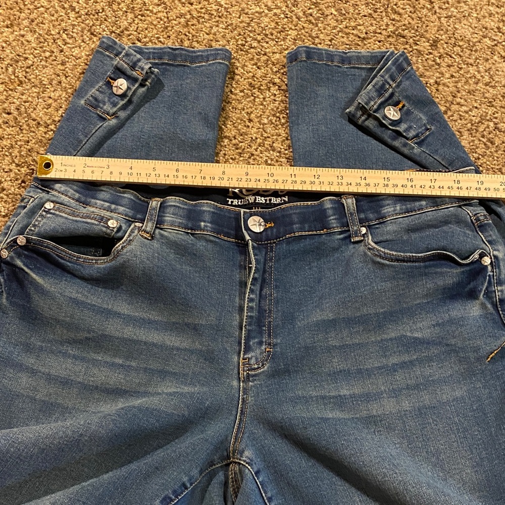Rod’s True Western  Size 17/18 x36 Blue Jeans - Picture 7 of 10